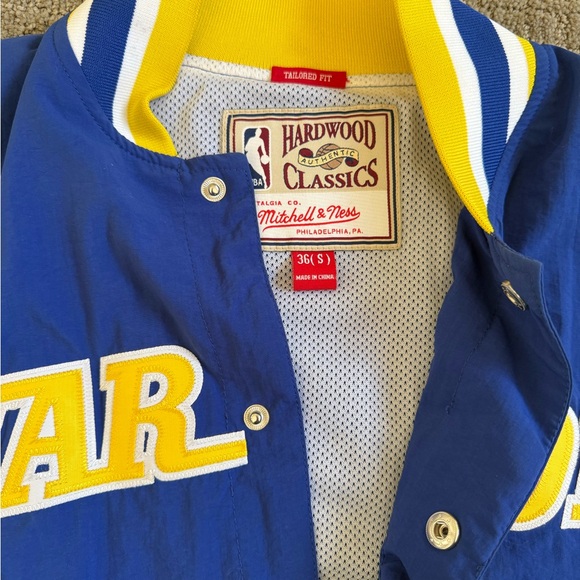 Golden State Warriors Mitchell & Ness Nylon Jacket - Picture 6 of 9